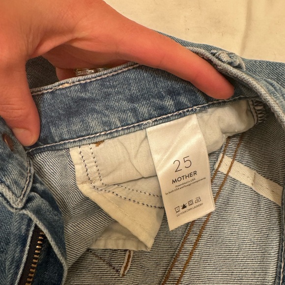 mother the hustler ankle fray jeans - Picture 3 of 5